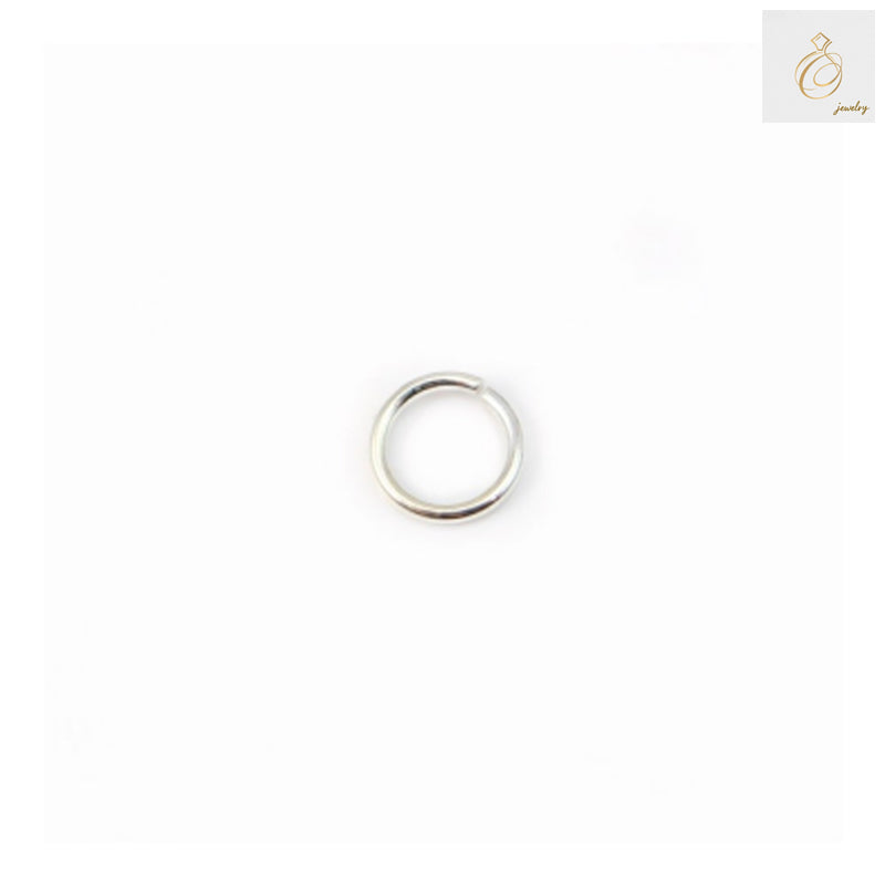 925 Sterling Silver Open Jump Rings 5mm x 0.8mm - Pack of 10 pieces for jewelry making and crafts