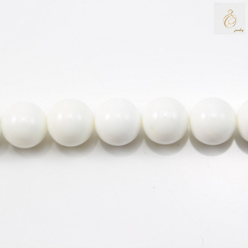 Natural AA Grade Tridacna Round Beads 10mm Diameter Jewelry Making Strand"
"White Tridacna Shell Beads 10mm Round Natural AA Grade 40 Pieces"
"Premium Tridacna Round Beads Strand for Jewelry Making 10mm Natural Shell