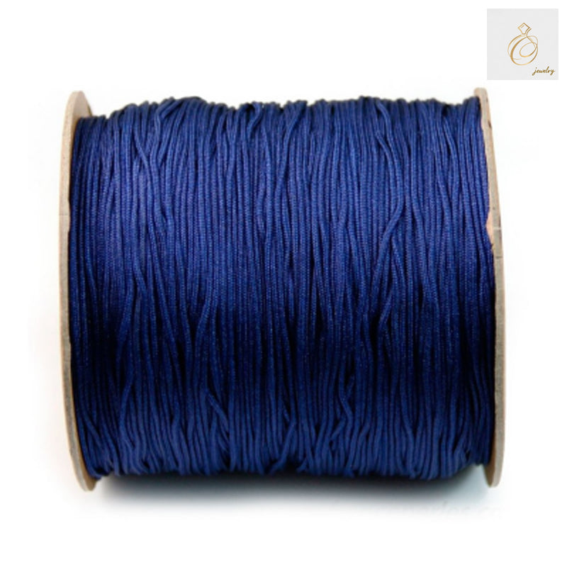 Blue polyester thread 1mm diameter on 250m spool for jewelry making"
"Premium blue crafting cord 1mm thickness for bracelet and necklace making"
"Professional blue polyester thread spool 250 meters jewelry supplies"
"High-quality blue thread 1mm for jewelry crafting and repair work