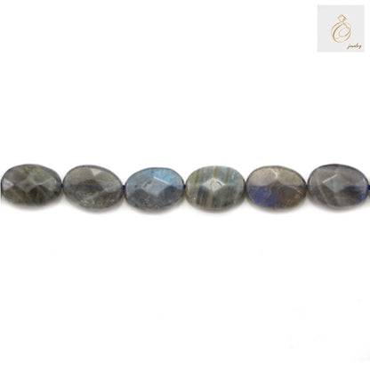 0x14mm faceted oval labradorite beads for jewelry making