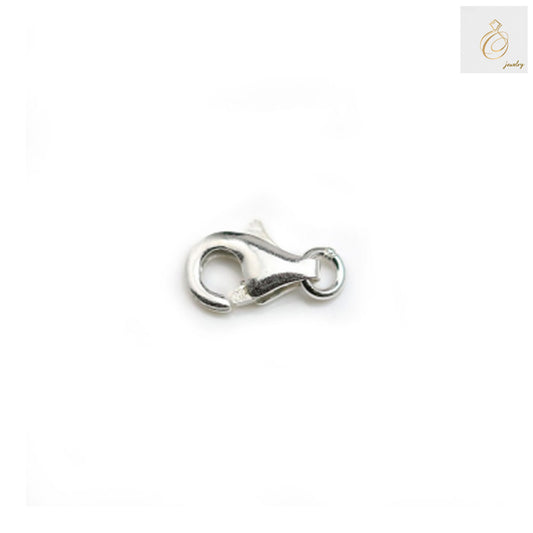 925 Sterling Silver Lobster Clasp 5x8mm - Pack of 10 pieces for jewelry making, necklaces and bracelets