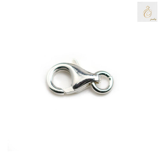 925 Sterling Silver Lobster Clasp 6x11mm - Pack of 10 pieces for jewelry making
