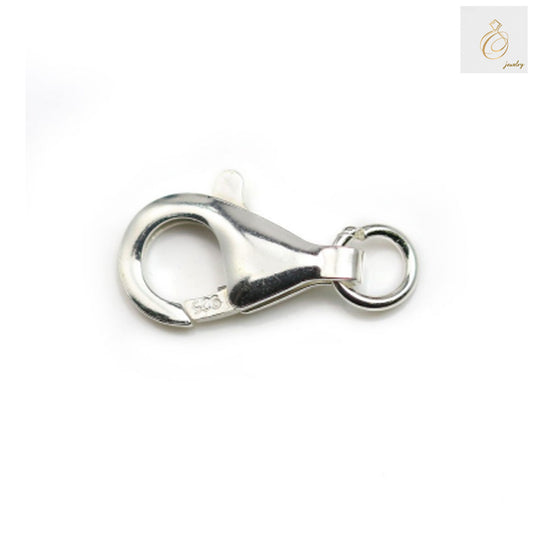 925 Sterling Silver Lobster Clasp 8x16mm - 2 Pack Jewelry Findings for Necklaces and Bracelets