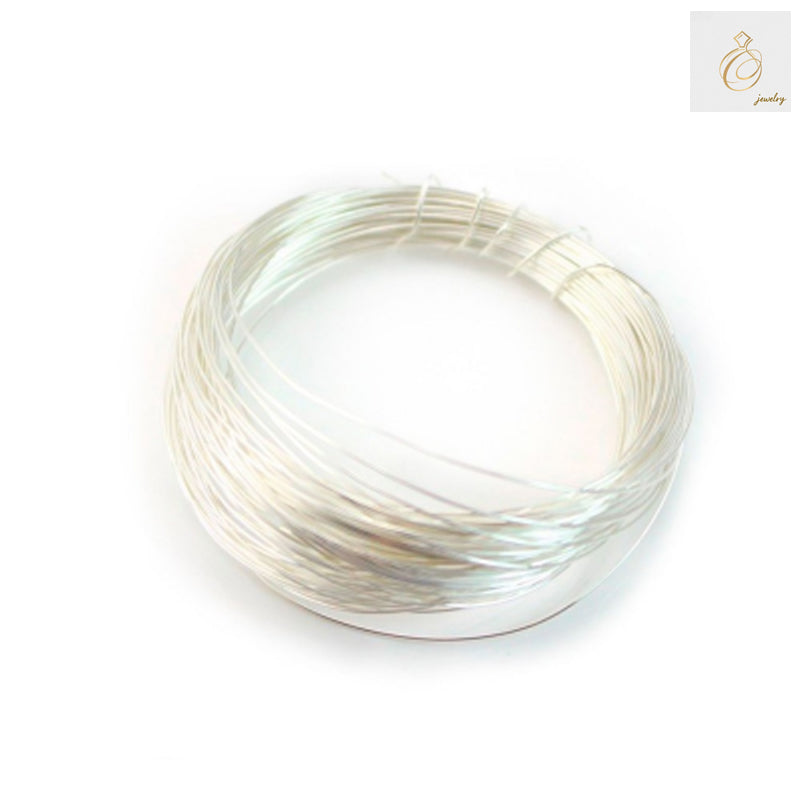 925 Sterling Silver Wire 0.3mm - Fine jewelry making wire, 62.5 meters length, professional craft supply for wire wrapping and beading