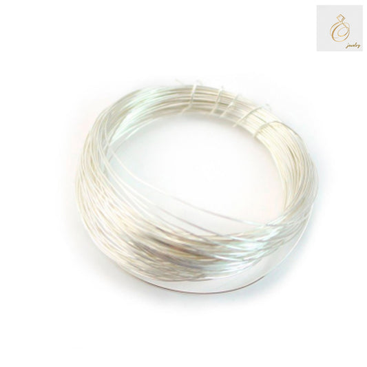 925 Sterling Silver Wire 0.3mm - Fine jewelry making wire, 62.5 meters length, professional craft supply for wire wrapping and beading