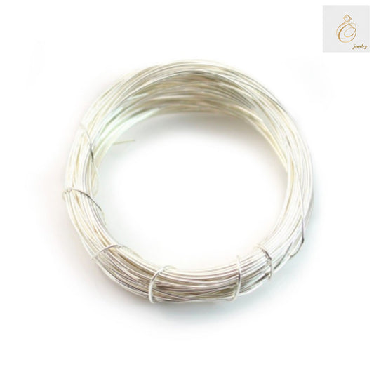925 Sterling Silver Wire 0.5mm - Professional jewelry making wire, 24 meters length, 50g weight, ideal for wire wrapping and crafting