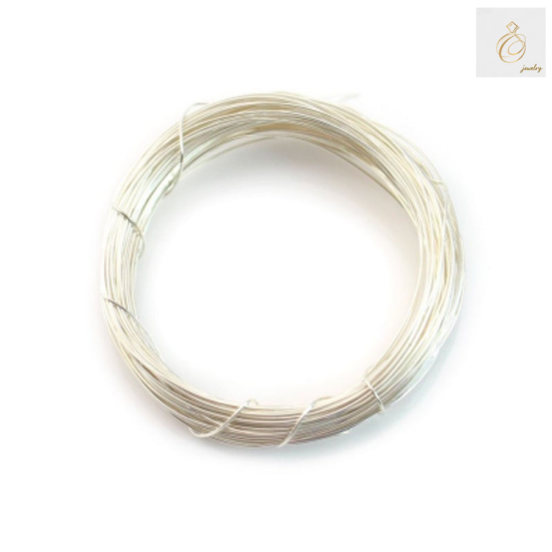 925 Sterling Silver Wire 0.6mm diameter, 16.5 meters length, 50g weight - Premium jewelry making supplies for wire wrapping and handmade jewelry crafts