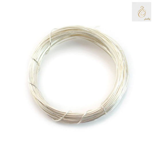 925 Sterling Silver Wire 0.6mm diameter, 16.5 meters length, 50g weight - Premium jewelry making supplies for wire wrapping and handmade jewelry crafts