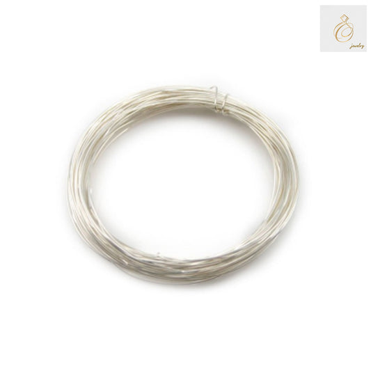 925 Sterling Silver Wire 1mm diameter, 50g spool containing approximately 5.85 meters (19.3 feet) of premium jewelry making wire