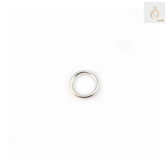 925 Sterling Silver Open Jump Rings 5mm x 0.8mm - Pack of 10 pieces for jewelry making and crafts