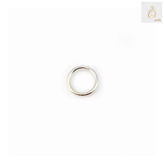 925 Sterling Silver Open Jump Rings 7mm x 0.9mm - Jewelry Making Supplies