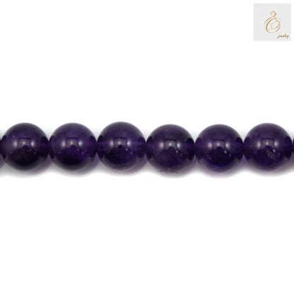 Amethyst Round Size 10mm - Premium Quality