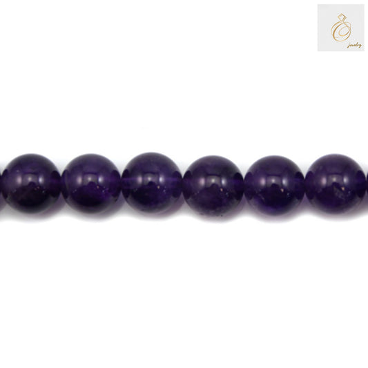 Amethyst Round Size 10mm - Premium Quality