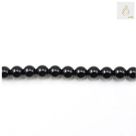 Black Agate Round Beads 4mm 38-40cm Strand Natural Gemstone Jewelry Making Supplies