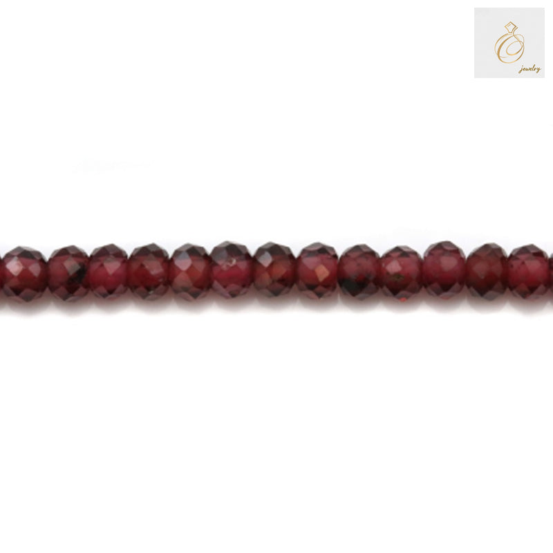 39-40cm strand of natural garnet beads for jewelry making