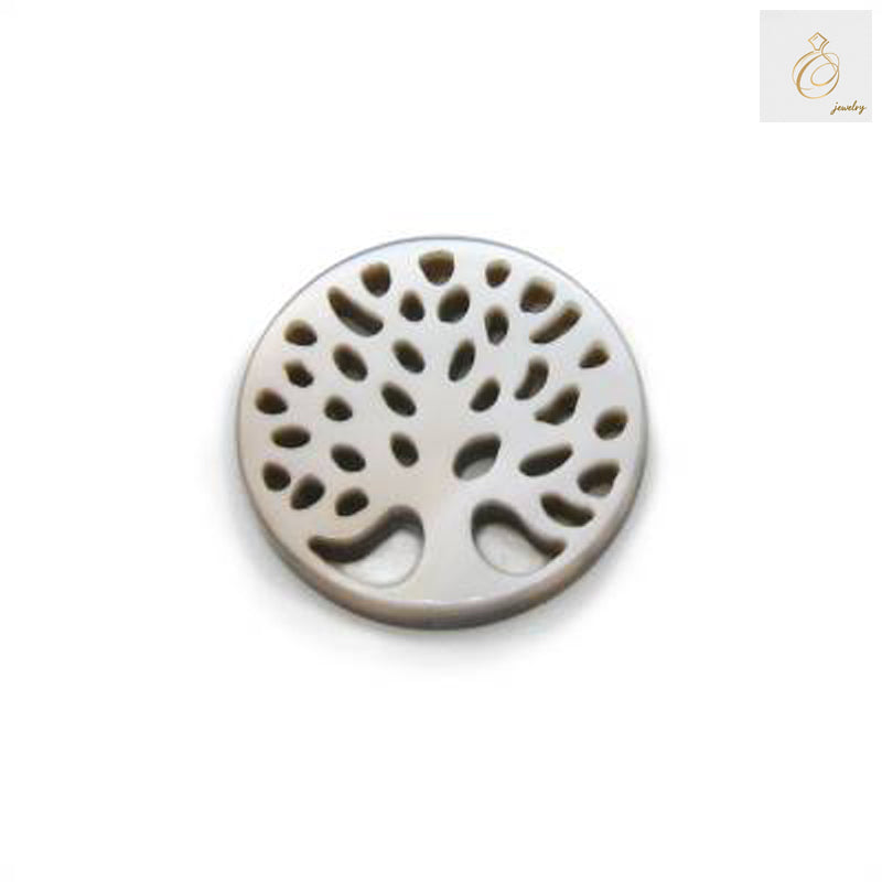 Emphasizes the detailed craftsmanship and natural lustrous finish of the product