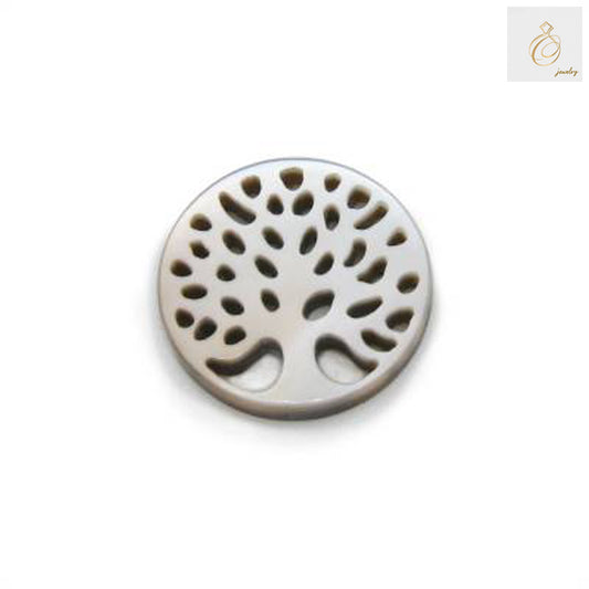 Emphasizes the detailed craftsmanship and natural lustrous finish of the product