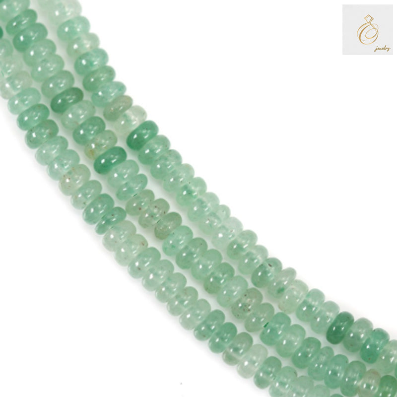 Aventurine verte Heishi taille 2x4 mm 39-40 cm fil