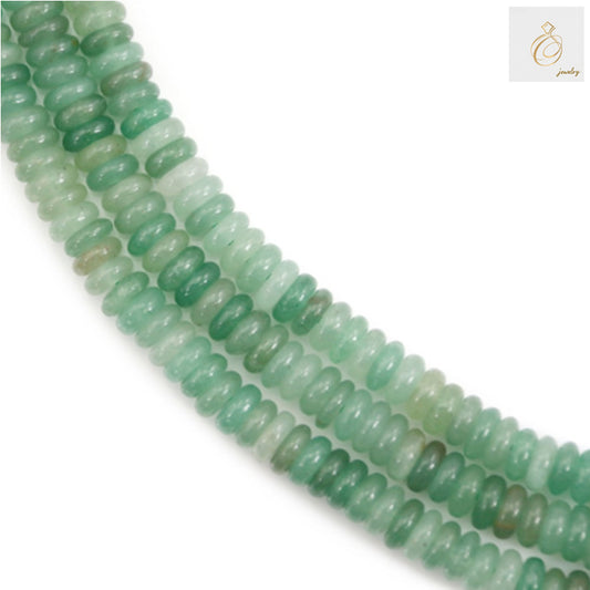 Aventurine verte Heishi taille 2x6 mm 39-40 cm fil