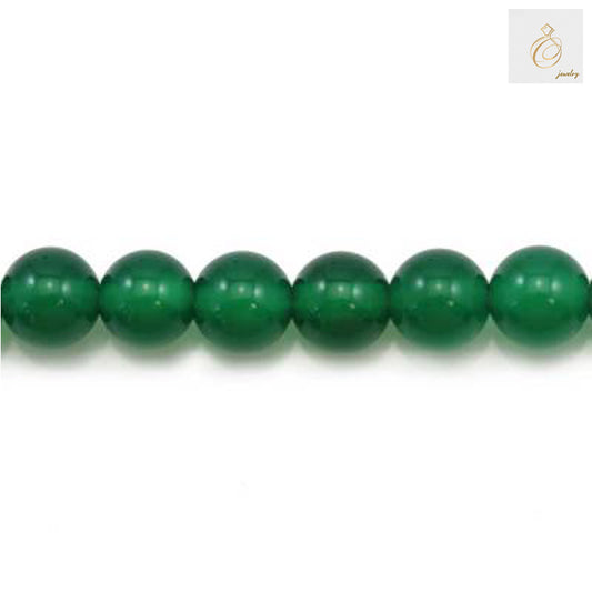 6mm green agate round beads for jewelry making