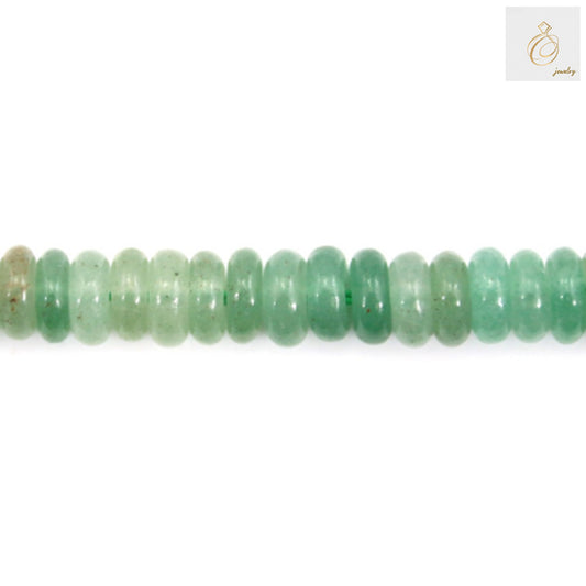 Aventurine verte Heishi taille 2x6 mm 39-40 cm fil