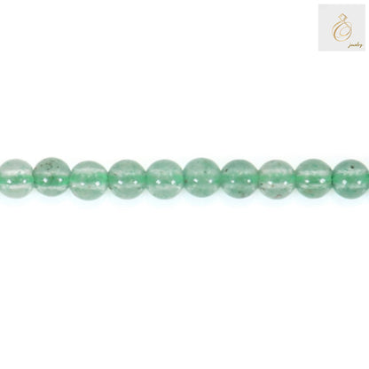 Aventurine verte ronde, taille 2 mm, fil de 39 à 40 cm