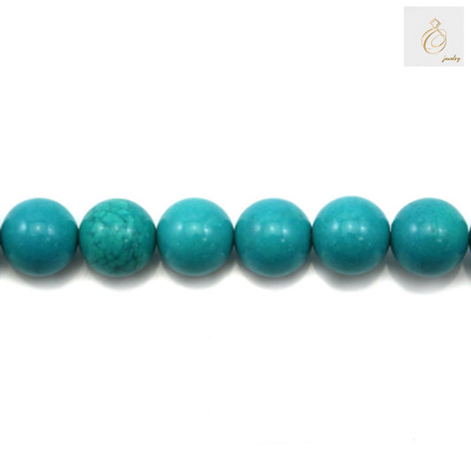 39-40cm strand of howlite round beads, 8mm diameter with 1.2mm holes