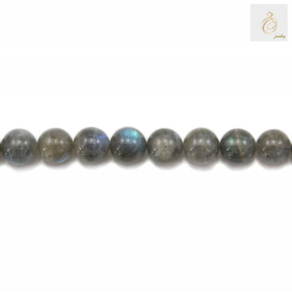 12mm labradorite round beads for jewelry making on white background