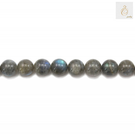 12mm labradorite round beads for jewelry making on white background