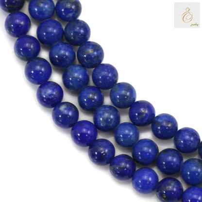 Natural lapis lazuli round beads 4mm diameter strand for jewelry making