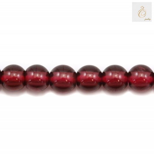 Strand of 136 natural garnet beads, 3mm each, perfect for DIY jewelry projects